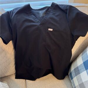Black Scrub Top